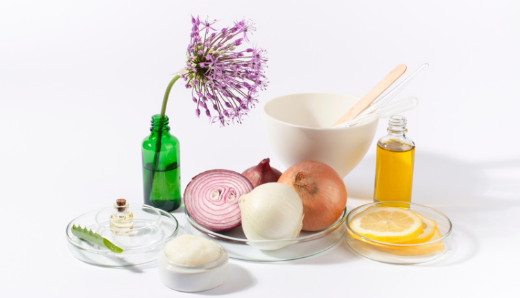 Increase hair growth with onion juice