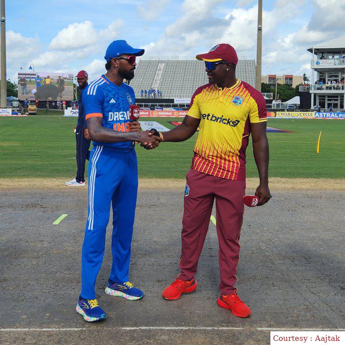 Ind-Wi T20- India won the toss and chose batting