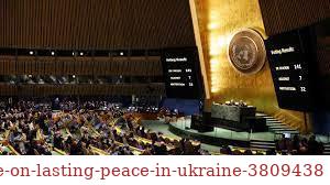India Abstai ns From UN General Assembly Vote On "Lasting Peace" In Ukraine