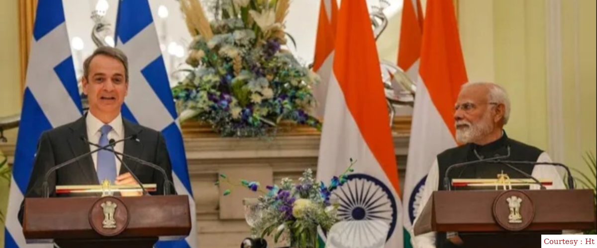 India and Greece have set ambitious goals to double their trade and enhance 