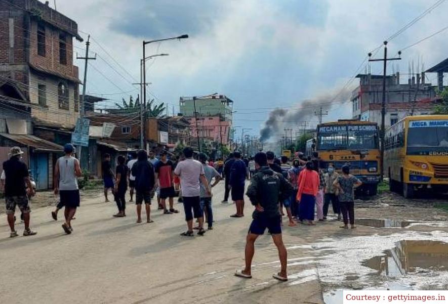 India and the opposition objected to the offering of America on the Manipur violence.
