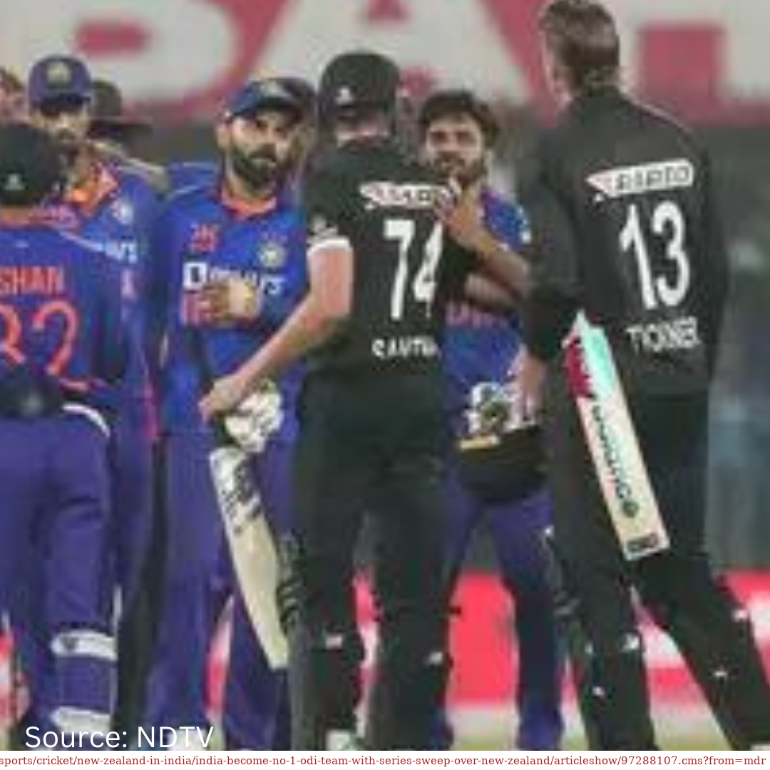 India became the No.1 ODI team