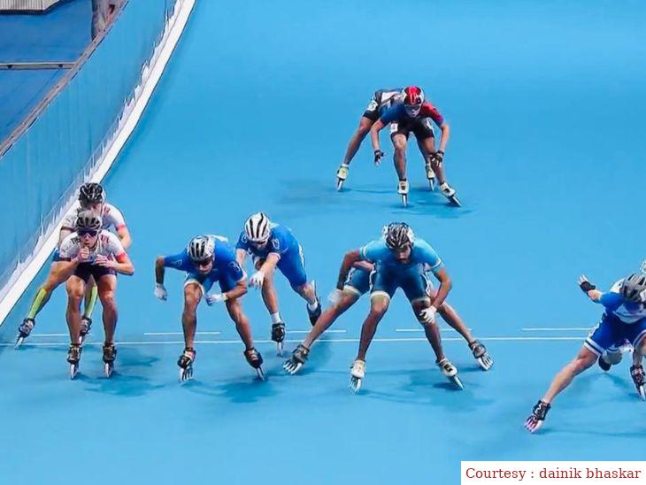 India won the bronze medal in the skating competition, so far India has won 55 medals.