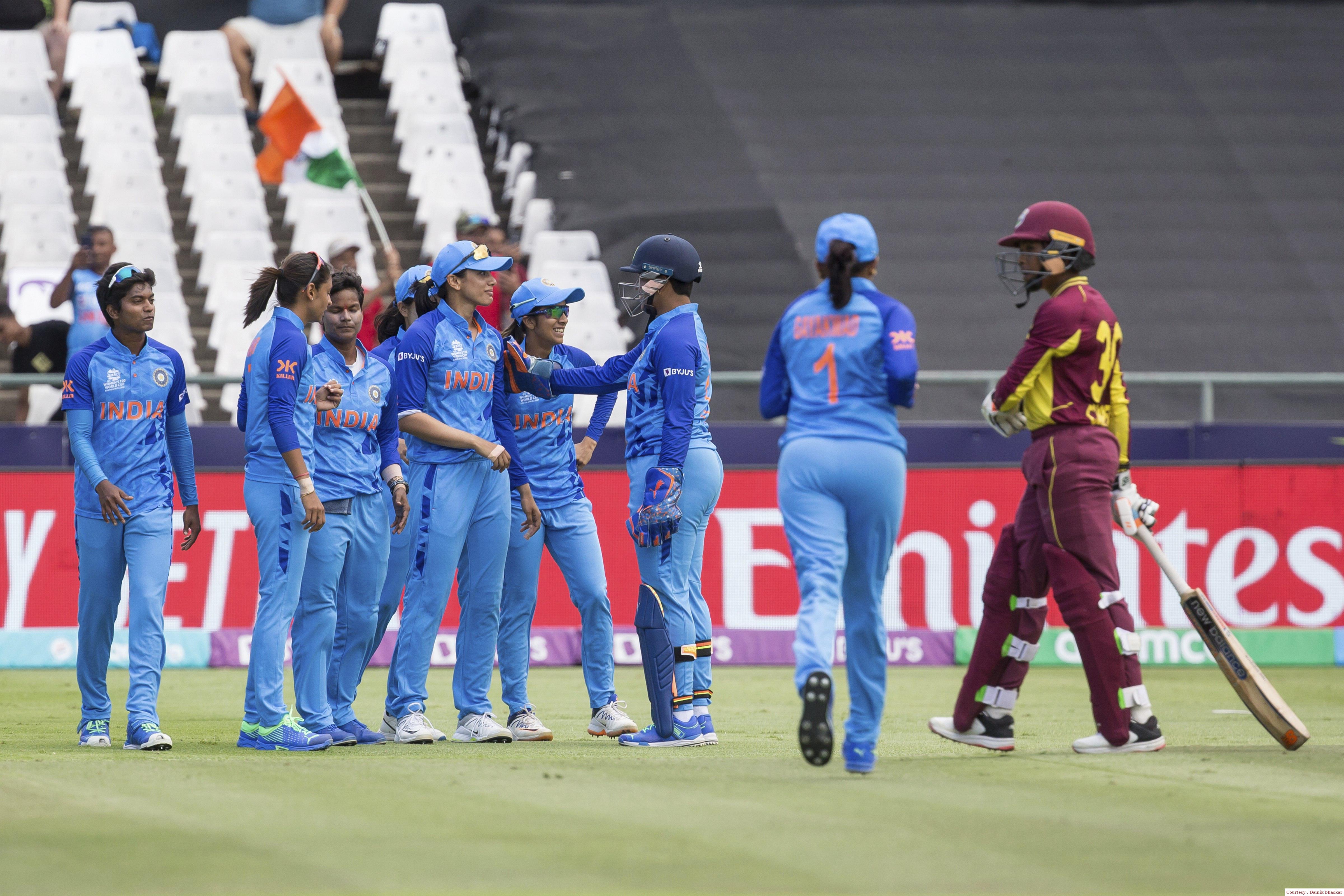 India won the second consecutive match at the Womens T20 World Cup.
