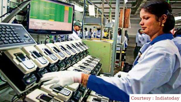 Indias mobile production became 2 billion due to "Make in India"