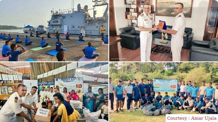 Indian Navys visit to Colombo.