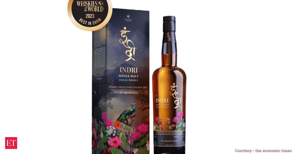 भारतीय व्हिस्की को दुनिया में सर्वश्रेष्ठ का पुरस्कार दिया गया है।