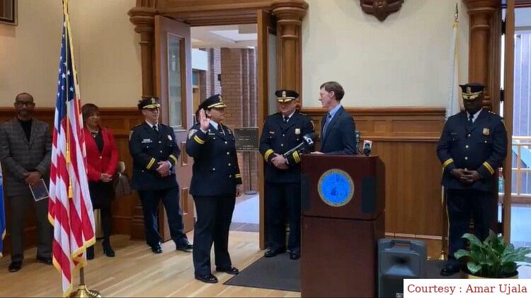 Indian woman became Asias first woman police assistant head in connecticut.
