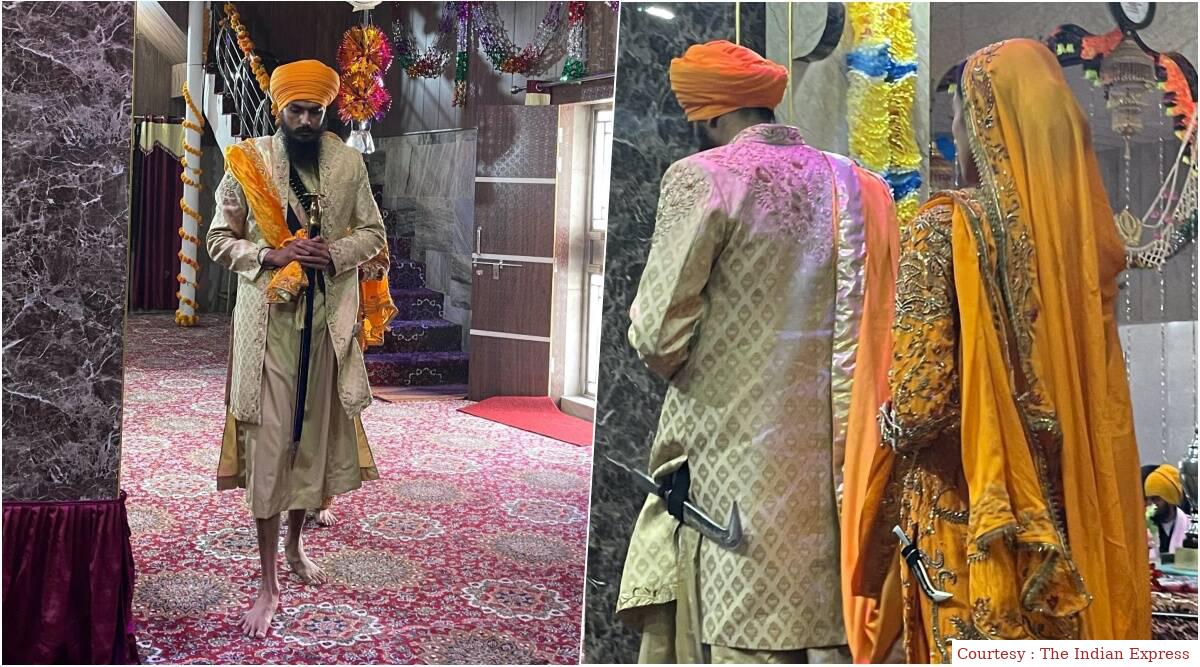 अमृतपल सिंह की पत्नी से पूछताछ।