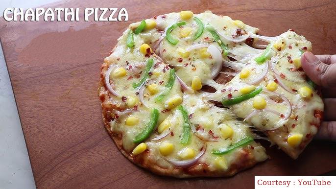 इंस्टैंट रोटी पिज्जा