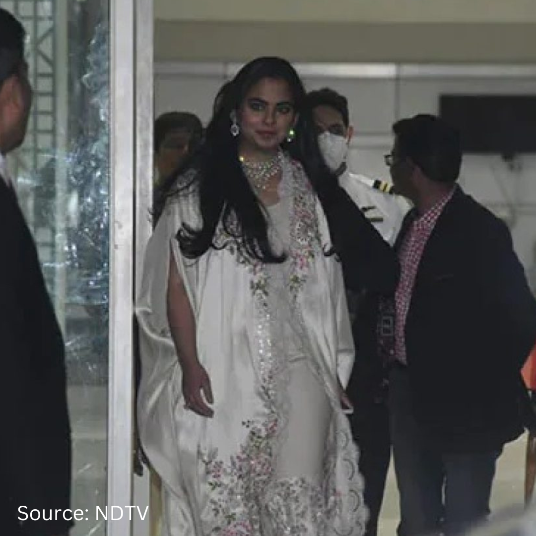 Isha Ambani reached Jaisalmer with her husband o attend Kiara Advani and Sidharth Malhotra's wedding