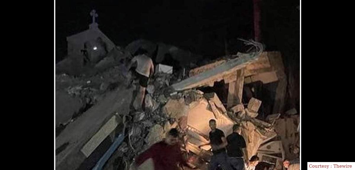 Israel attacked Gaza Church