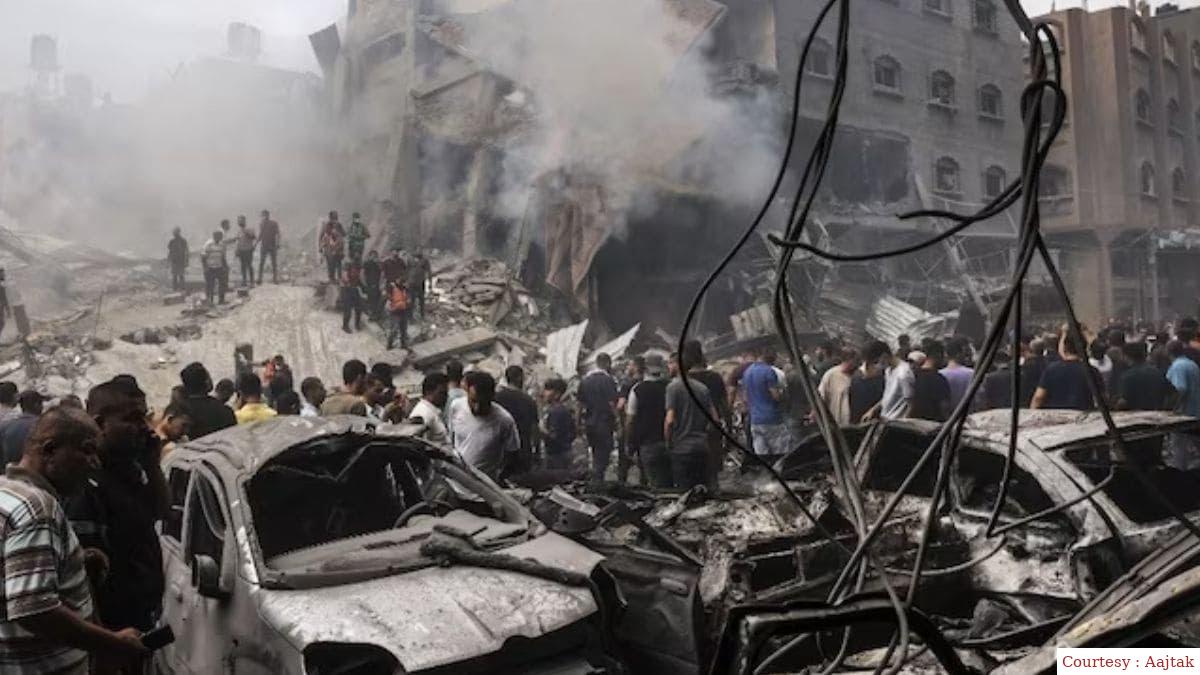 इज़राइल ने गाज़ा की मस्जिदों पर किया हमला