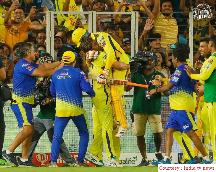 Jadega perfect batting helps CSK to lift IPL trophy for fifth time