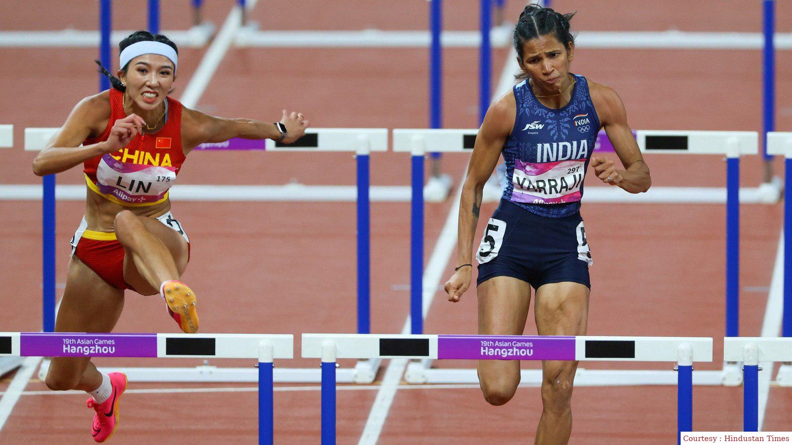 विवादों से भरी दौड़ के बाद ज्योति याराजी के ब्रान्ज़ मेडल को सिल्वर में अपग्रेड किया गया।