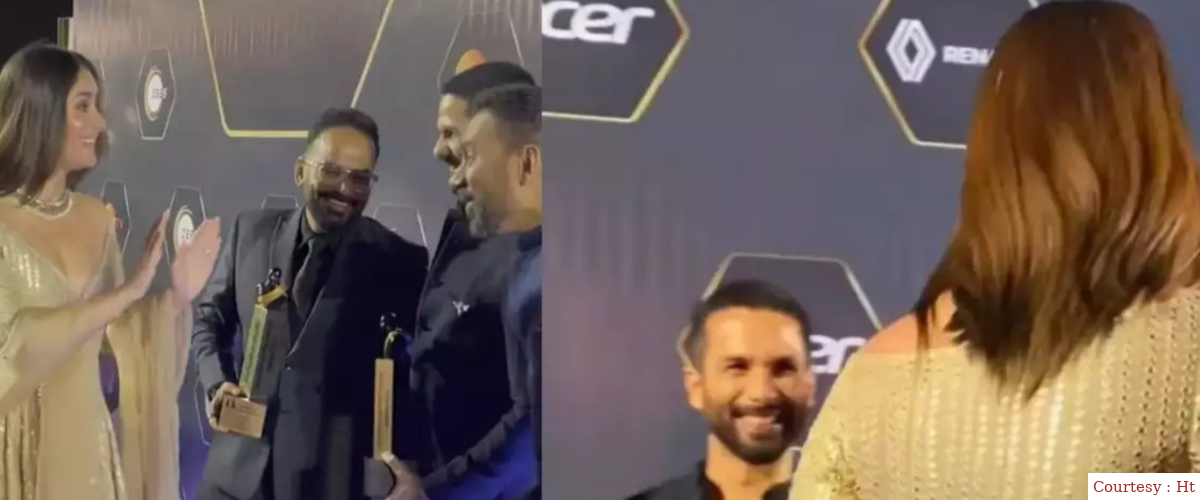 Kareena Kapoor Khan Allegedly Ignores Shahid Kapoor at Award Show