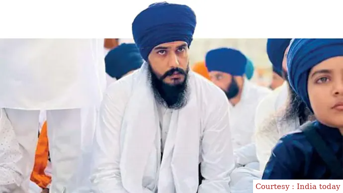 Khalistani leader Amritpal Singh detained by Punjab police