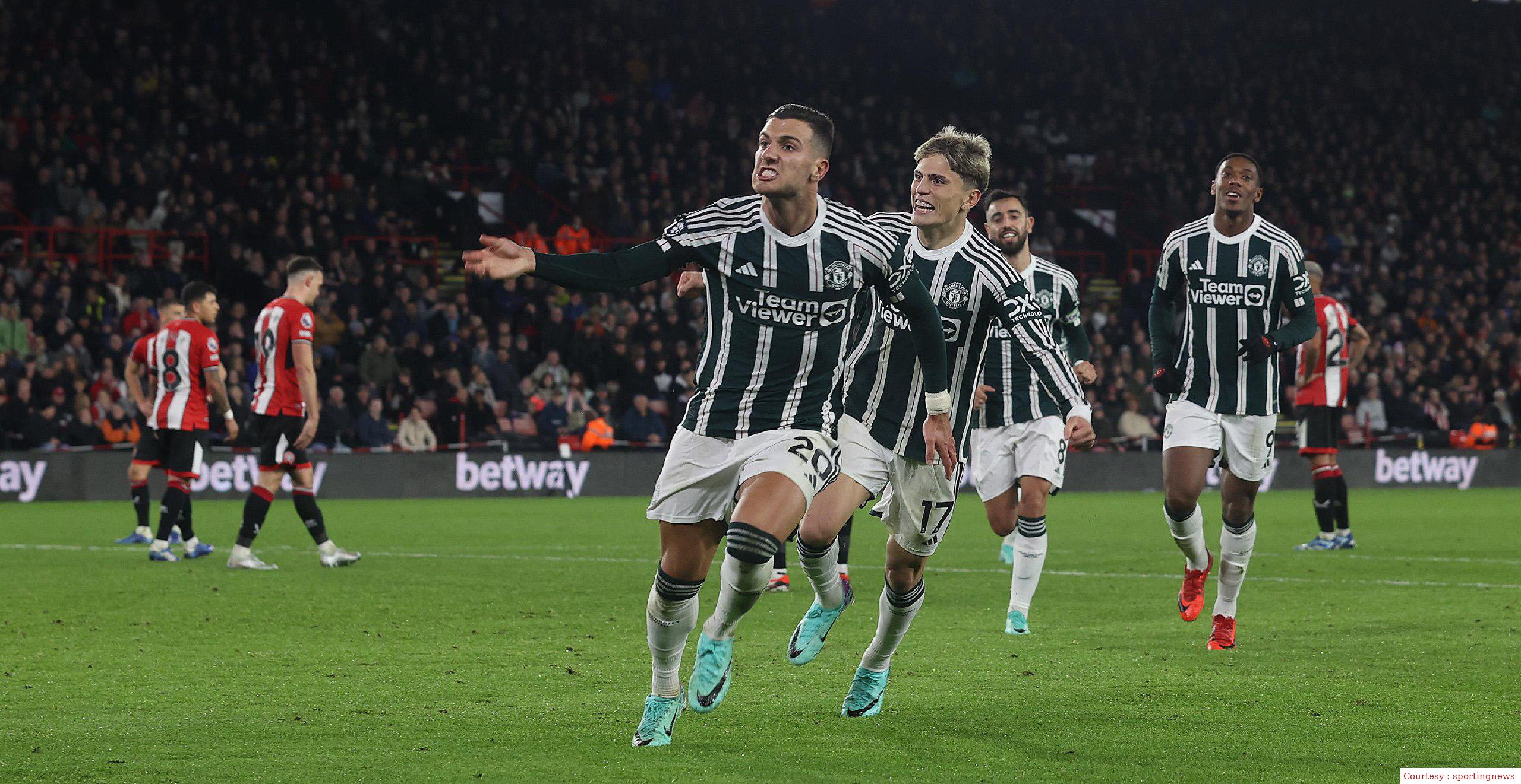 Know the live score of the match between Sheffield United and Manchester United.