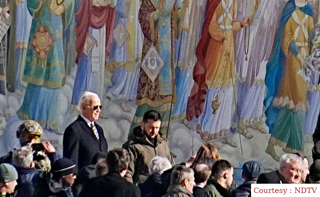 "Kyiv has captured a part of my heart" Biden says on his visit to Ukraine