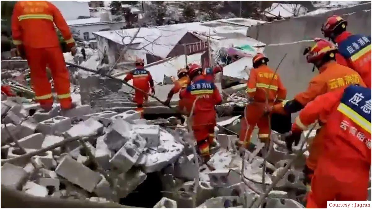 Landslide in China, 47 people buried under rubble