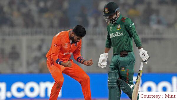 Live score update of Netherlands vs Bangladesh World Cup 2023.