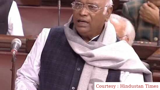 Mallikaarjun Kharge's Louis Vuitton scarf grabs eyeballs in the parliament