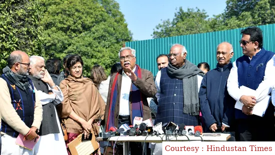 Mallikarjun Kharge calls for meeting to discuss strategy during ongoing budget session