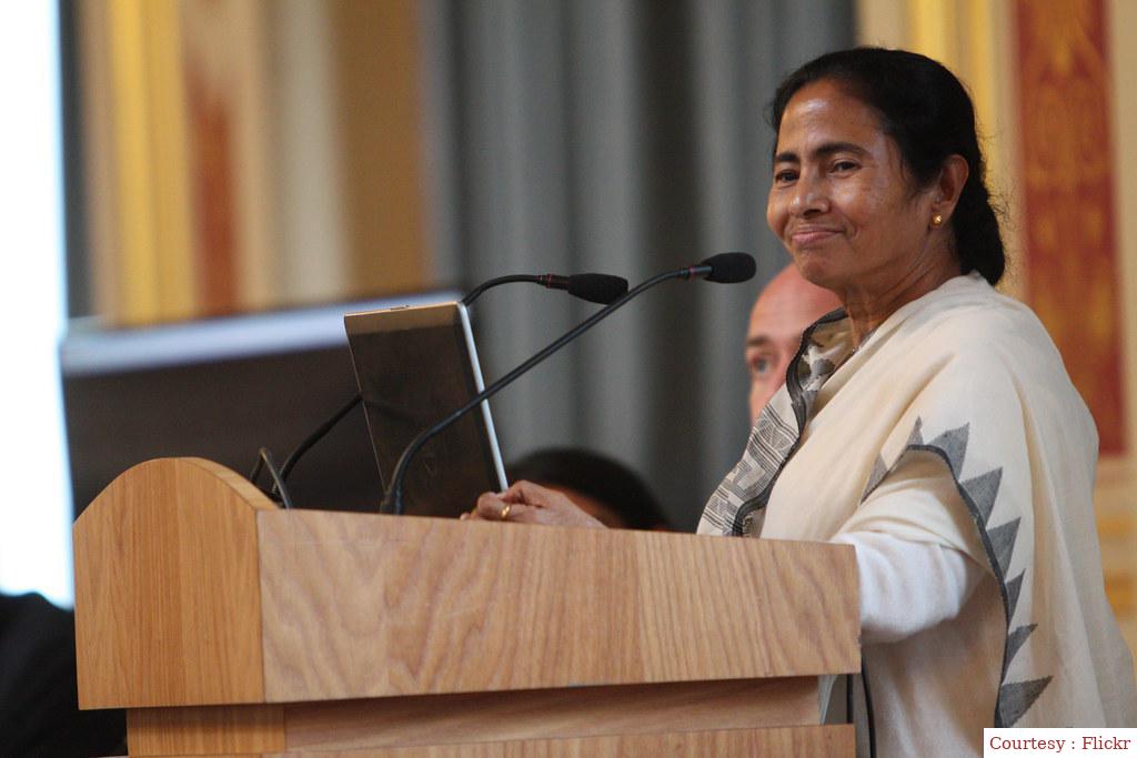 Mamtas support to Congress after victory in Karnataka.