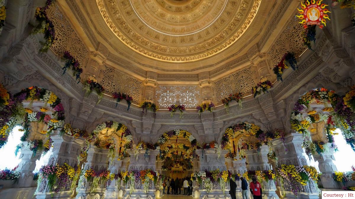 Many People Visit Ayodhya Ram Temple the Day After Prime Minister's Ceremonies.