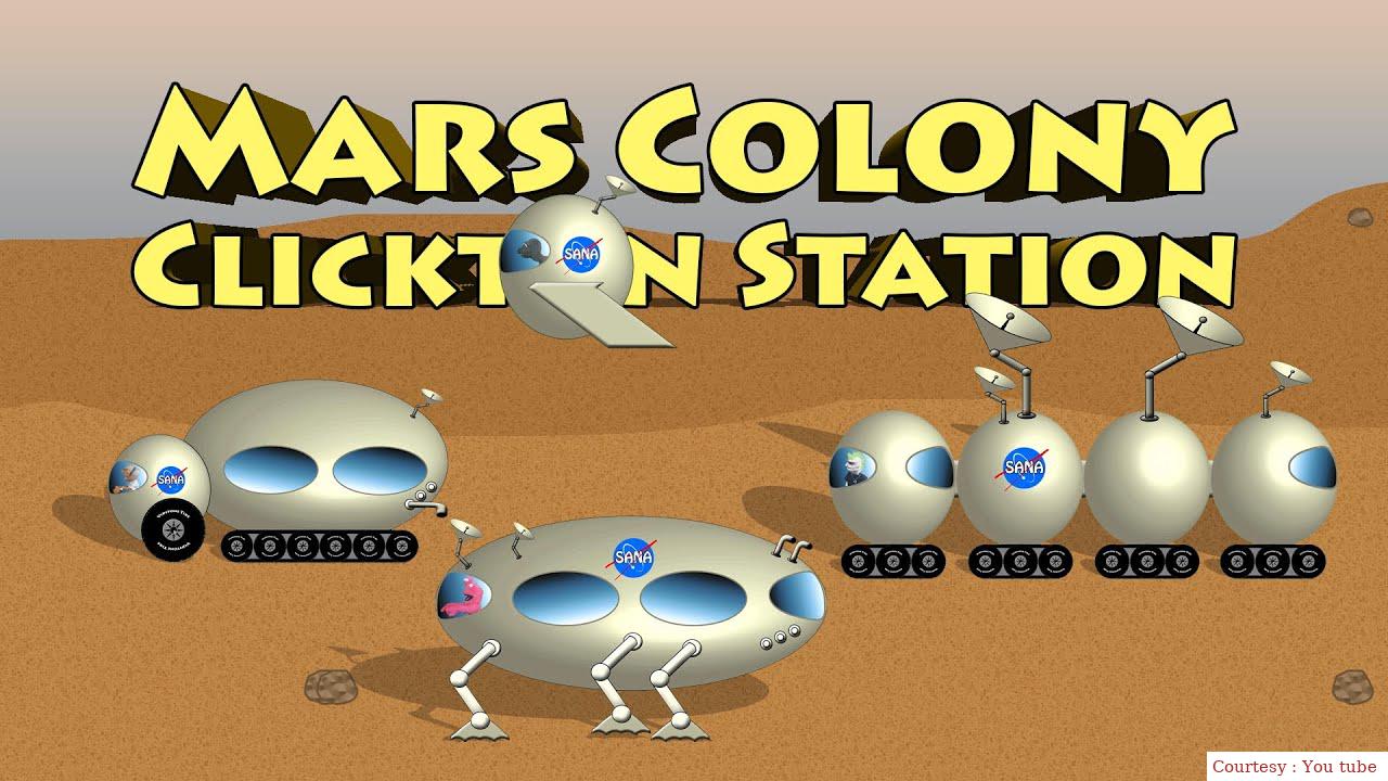 Mars Colony Clickton Station