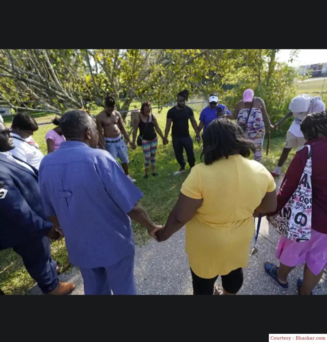 Mass shooting in Florida, death of three blacks.
