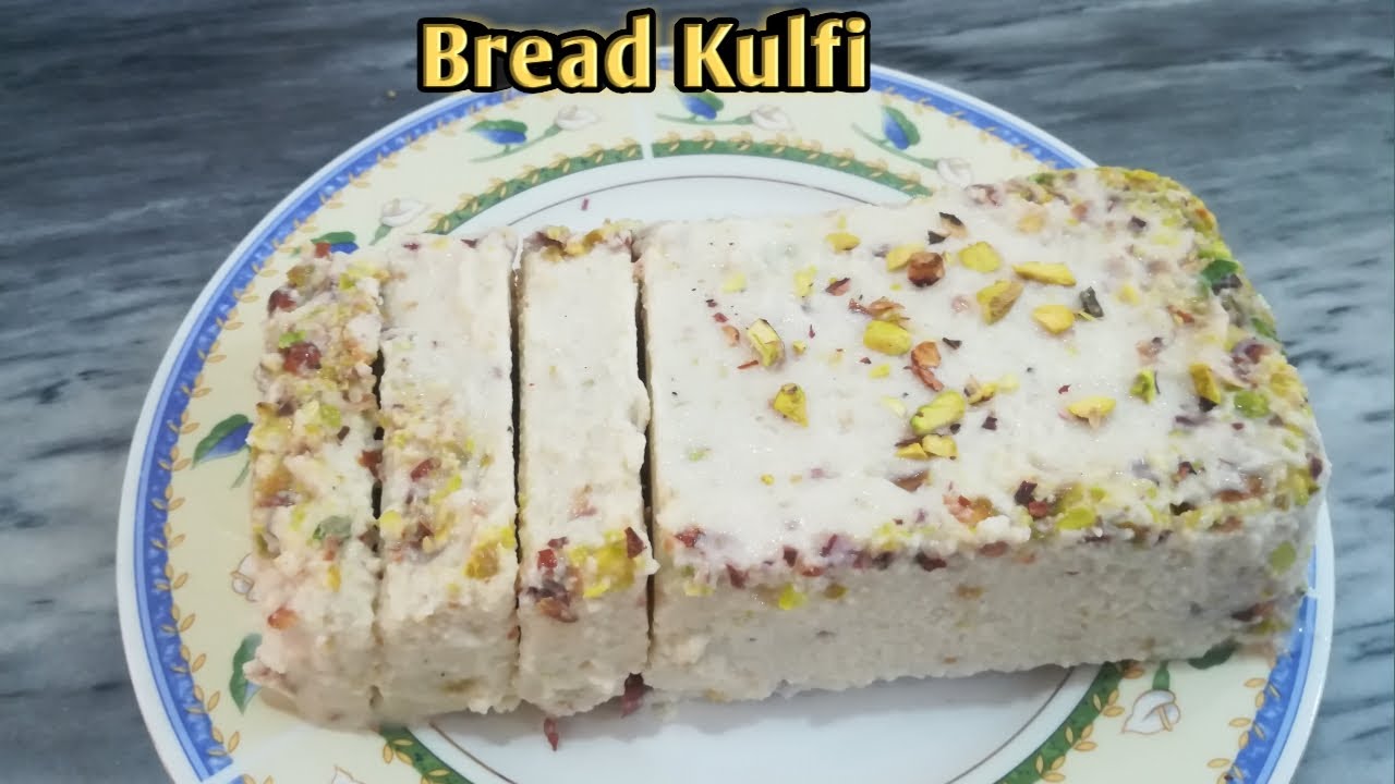 Make kulfi from bread crums