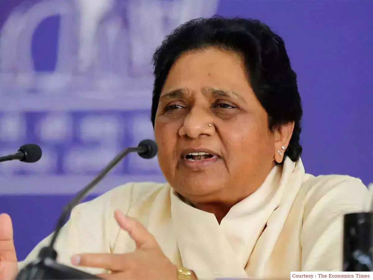 Mayawatis charge on BJPs victory.