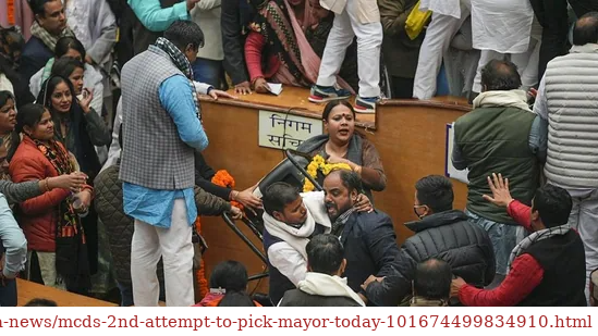 Mayor election in Delhi for second time