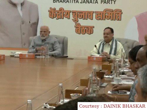 Meeting of BJP Central Election Committee in Delhi, important discussion about the seats of candidates.