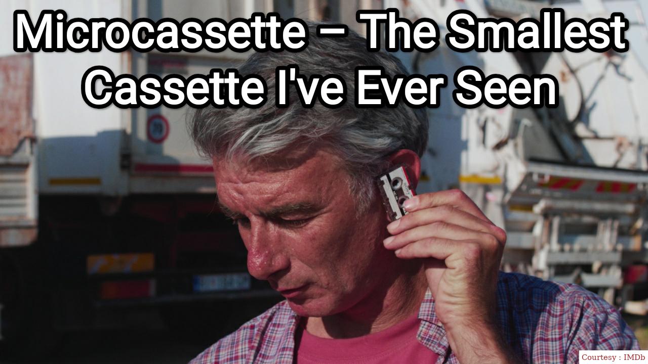 Microcassette – The Smallest Cassette I've Ever Seen