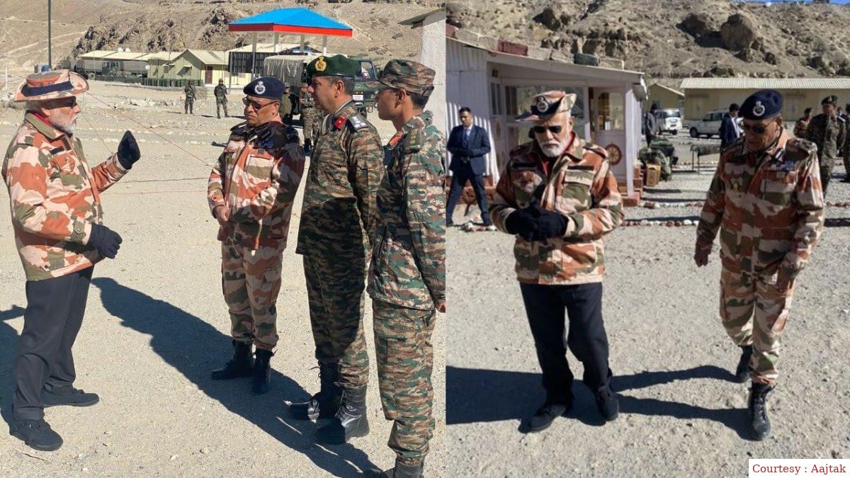 मोदी ने दसवीं बार जवानों के साथ दिवाली मनाई।