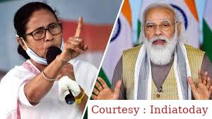 मोदी बोले-"बंगाल में TMC खूनी खेल खेल रही" , ममता का पलटवार