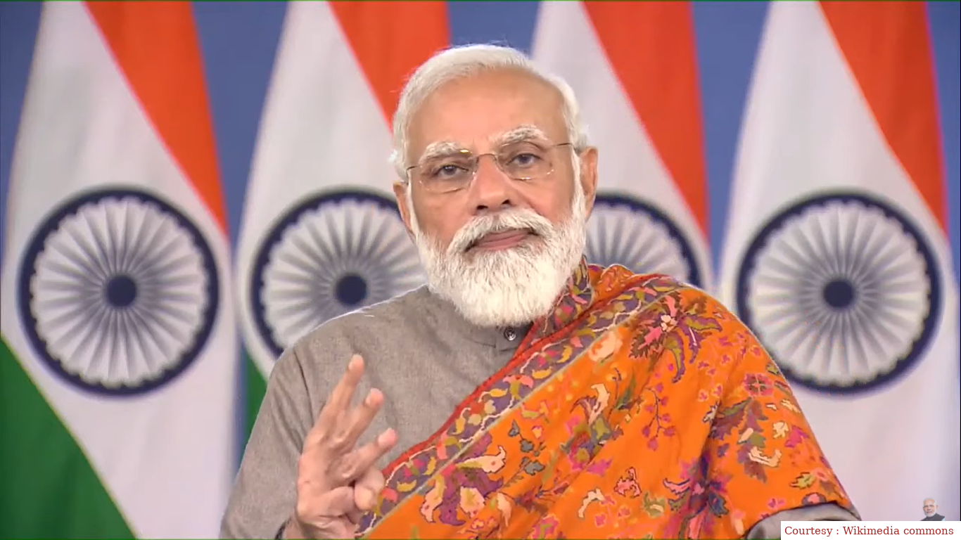 Modi targeted Congress at Karnataka election rally.
