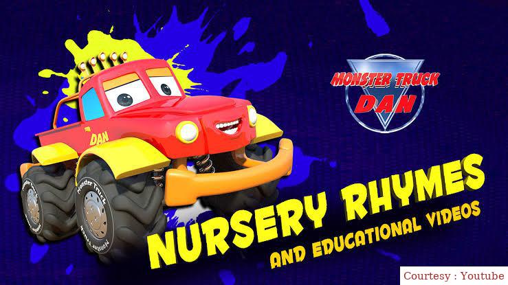 Monster Truck Dan Nursery Rhymes And Educational Videos