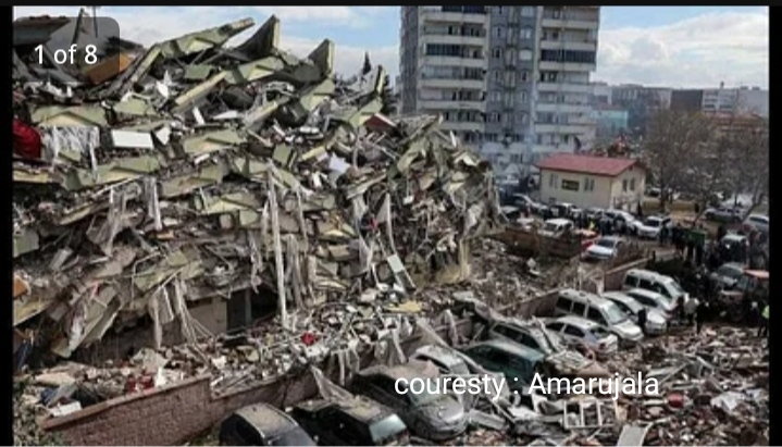 तुर्किये में 35 हजार से जादा लोग हुए घायल, आठ हजार लोगो की गयी जान।