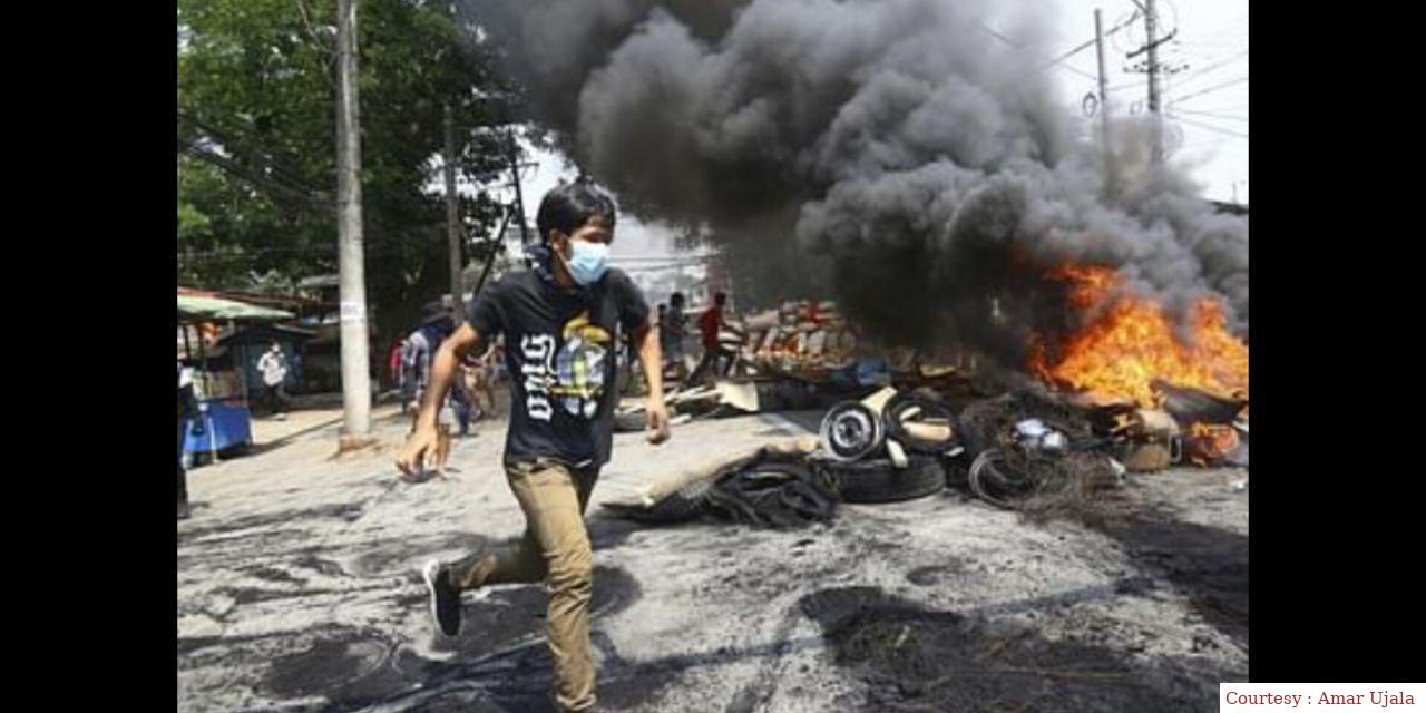 Myanmar is constantly carrying out airstrikes.