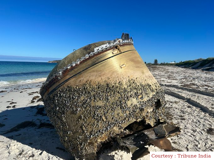 Mystery object found in Australian beach washed away
