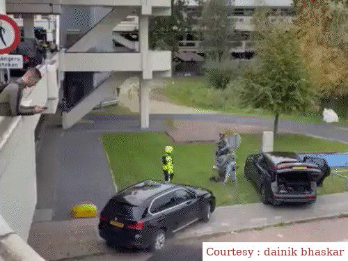 नीदरलैंड : रोटरडैम शहर के दो जगहों पर हमलावरों द्वारा गोलीबारी, 2 लोगों की मौत।