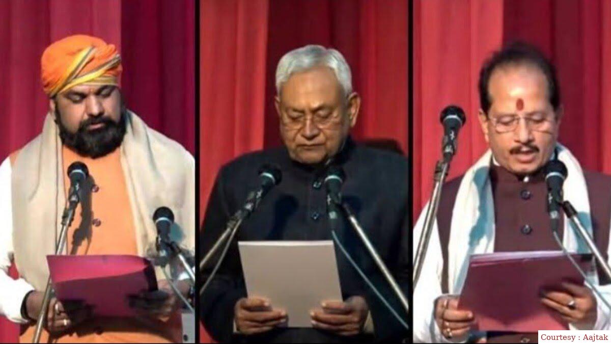 नीतीश 9वी बार बिहार के सीएम बने।