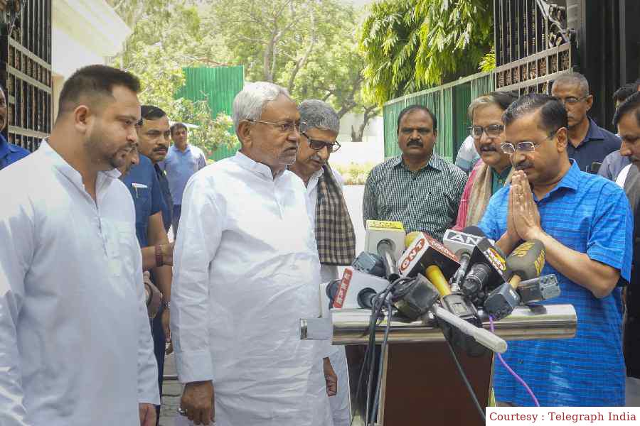 Nitish Kumar extended support and Delhi CM Kejriwal says defeating bill  is the semi-final.