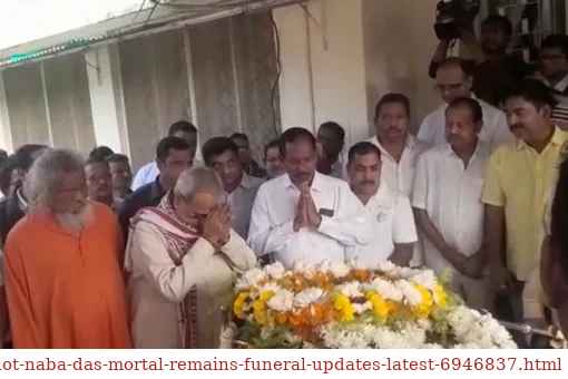 Odisha's health minister shot dead by an ASI on Sunday