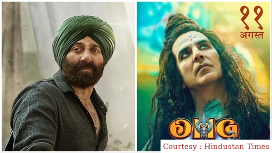 Oh My God 2 and Gadar 2 are all set to hit theatres todayne