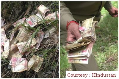 Old notes worth lakhs of rupees recovered in Himalayan Darshan area of ​​Nainital