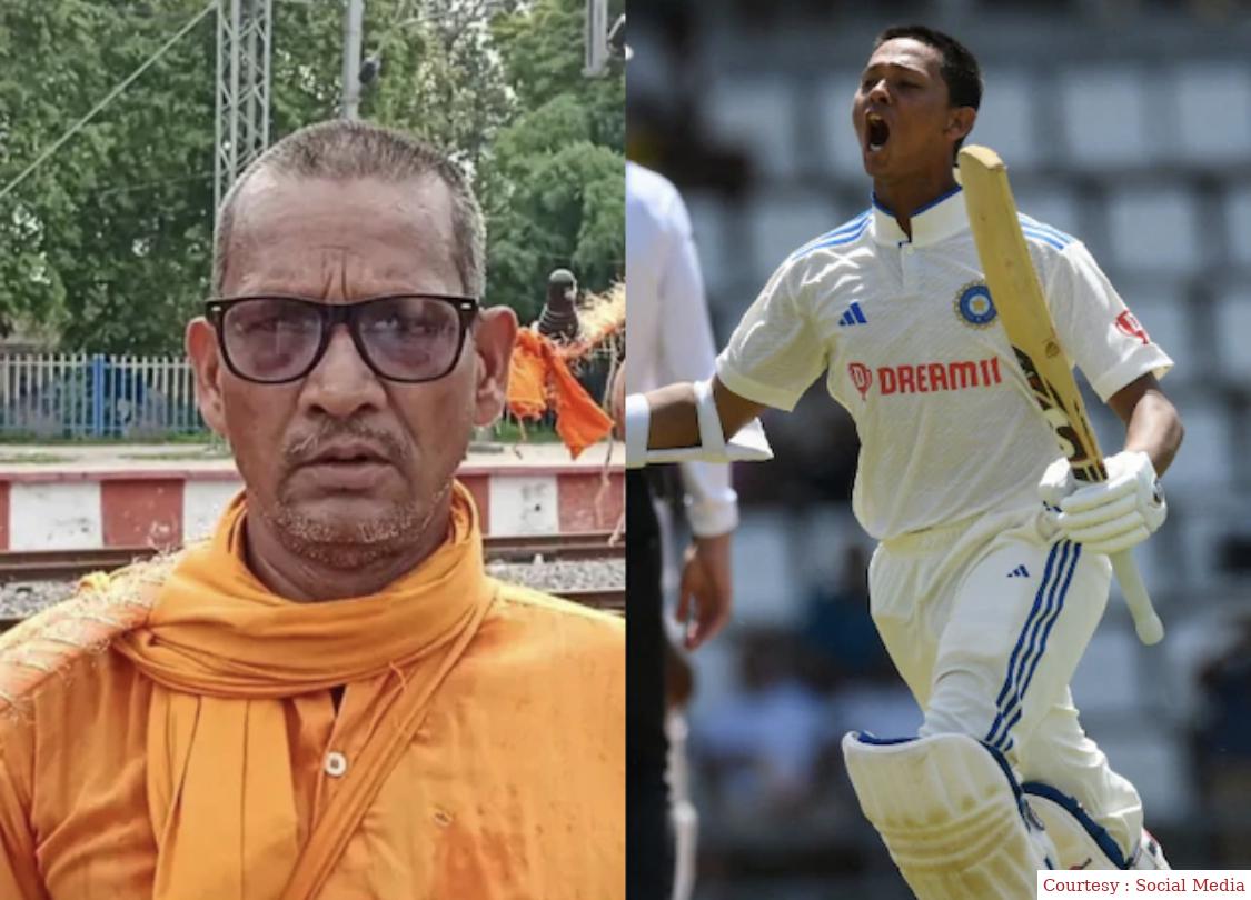 एक तरफ़ यशस्वी जयसवाल की शानदार पारी तो दूसरी ओर कावड़ यात्रा पर निकले उनके पिता